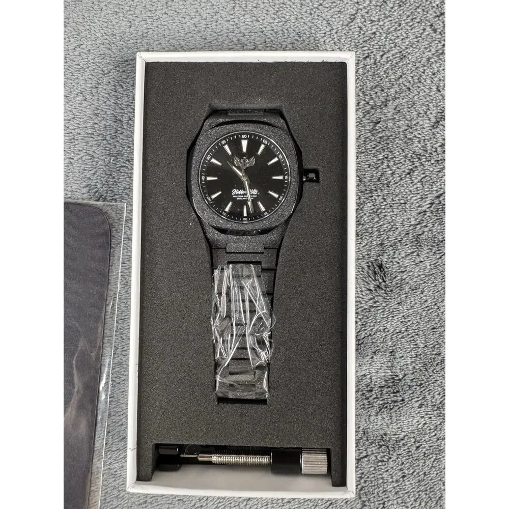 Hidden Hills Millennia G1 Black Frosted Men's Watch M-G1-BLK-F - Picture 8 of 9